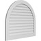 Ekena Millwork Round Top Surface Mount PVC Gable Vent: Non-Functional, w/ 3-1/2"W x 1"P Standard Frame, 42"W x 36"H GVPRT42X3601SN - alternate 3